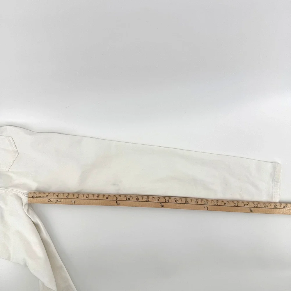 DL1961 Jeans Chloe Skinny Kids Size 10 White Exposed High Rise Button Fly Pants